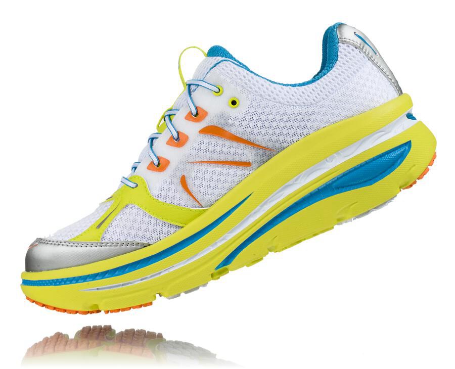 Tenis Hoka One One Hombre Blancos - Bondi B - XVRD35740